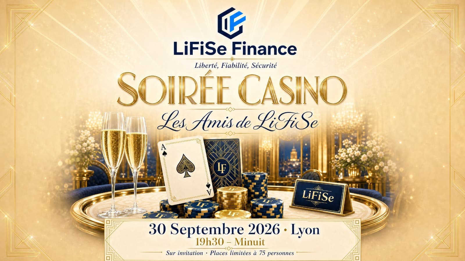 LiFiSe Finance — Side event au Casino Le Pharaon, Lyon — 30 septembre 2026